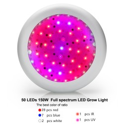 Luce per la coltivazione delle piante - LED - Lampada UFO - spettro completo - idroponica - 150W