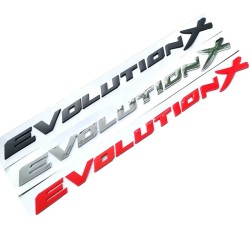 Emblema decorativo per auto - adesivo in plastica - lettere Evolution X