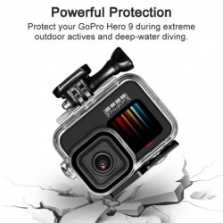 Waterproof housing case - diving / underwater cover - for GoPro Hero 9 BlackProtection