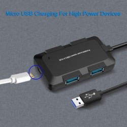 HUB a 4 porte - USB 3.0 - 5Gbps