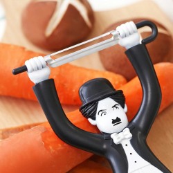 Charlie Chaplin - fruit / vegetable peeler - stainless steelCeramic