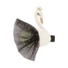 Decorative hair clip - swan - crownHair clips