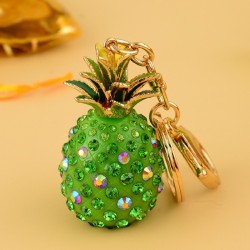 Crystal pineapple - keychainKeyrings