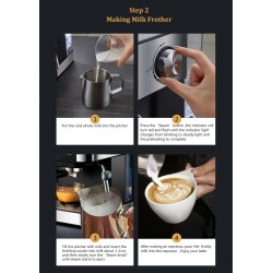 BioloMix - macchina per caffè - per espresso/cappuccino/latte/moca - con montalatte - 20 Bar