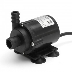 Mini pompa ad acqua brushless - motore sommerso - 800 L/H 5 m - 12V / 24V