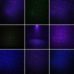 Punti/stelle colorati statici in movimento - Luce laser natalizia - Proiettore - Impermeabile