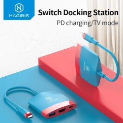 Connettore TV HDMI per Nintendo Switch - docking station - USB C - 4K