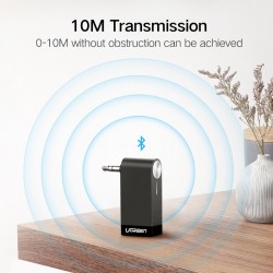 Ricevitore Bluetooth wireless Ugreen 3.5mm Jack Audio Adattatore di musica con microfono