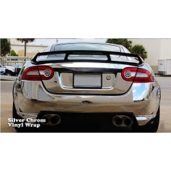 Chrome silver vinyl car sticker - electroplated film - wrap decal 30 * 152cmStickers