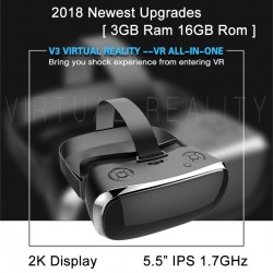 V3H VR All In One 3G Ram 16G Rom 5.5 pollici 2K Display 3D occhiali WiFi Virtual Reality Goggles