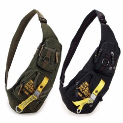 Waterproof nylon crossbody shoulder bag - backpackBags
