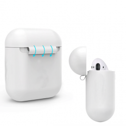 Apple AirPods auricolari morbido silicone custodia ultra sottile