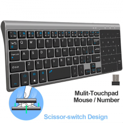 Mini tastiera wireless con touchpad - Air Mouse Android Box - PC Windows