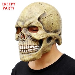Skull maschera di Halloween testa piena