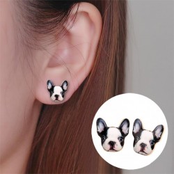 French Bulldog - stud earrings