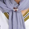 Crystal flower broochBrooches