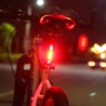 Luce posteriore di sicurezza della bicicletta ricaricabile USB