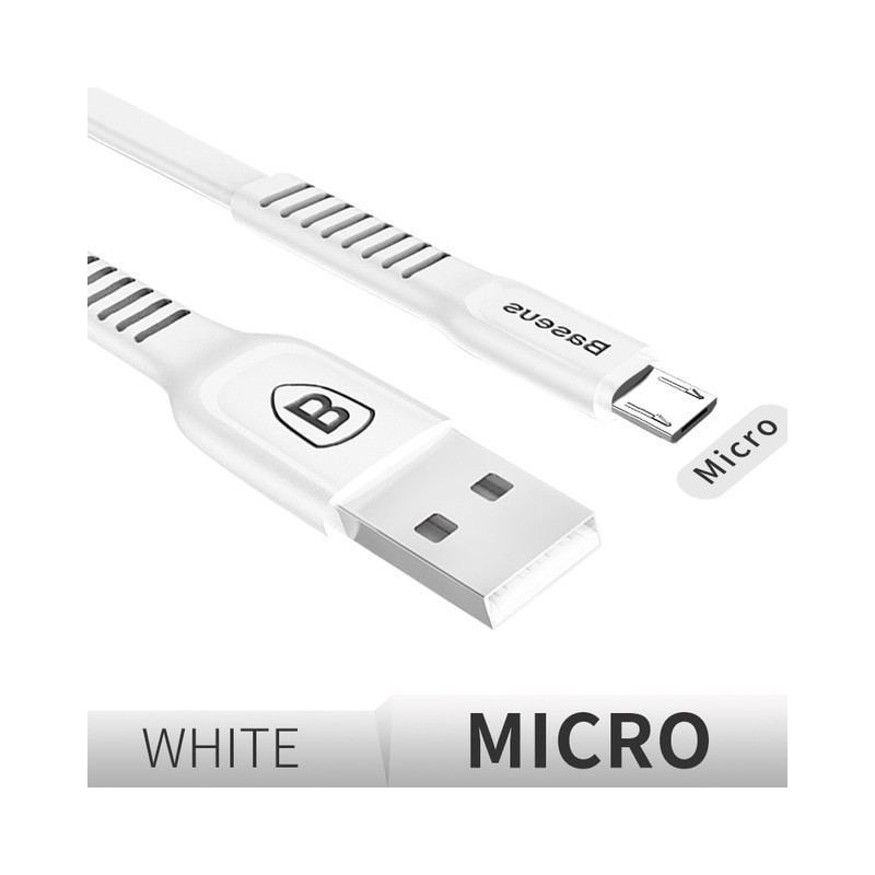 Baseus - ricarica rapida - cavo dati micro USB piatto