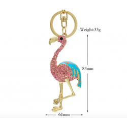 Crystal Flamingo - Portachiavi