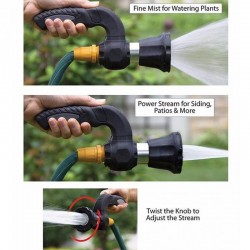 Pistola ad acqua regolabile - ugello tubo - spruzzo da giardino