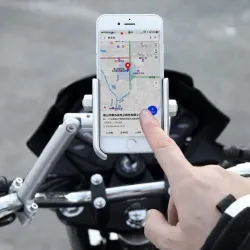 Porta telefono regolabile multifunzione per moto 22mm