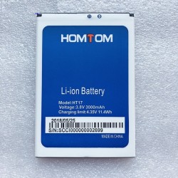 HOMTOM HT17 originale - alta qualità 3000m Ah batteria di backup