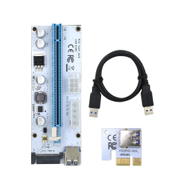 3 in 1 Molex 4pin SATA 6pin PCI espresso scheda di aumento PCIE PCI-E