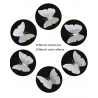 Farfalla 3D - Adesivo a parete con magnete 12 pezzi