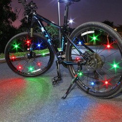 Luce del raggio della ruota della bici - lampada LED di avviso - impermeabile - TL2411