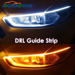Fanali girevoli auto DRL - striscia LED flessibile - impermeabile 2 pezzi