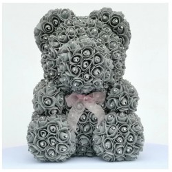 Orso Rosa - orso di rose infinite con diamanti - 25 cm - 35 cm