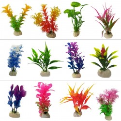Aquarium artificial plastic plant - decorative grassAquarium